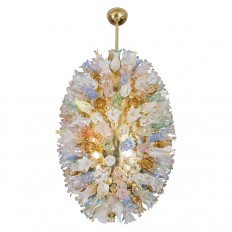 Ovoid monumental floral fixture